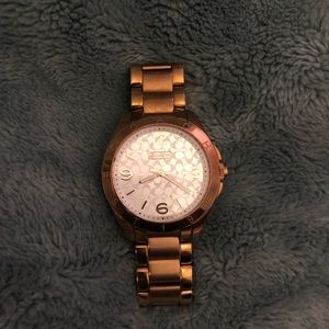 Rose Gold Coach watch